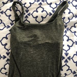 Faded green lululemon workout tank